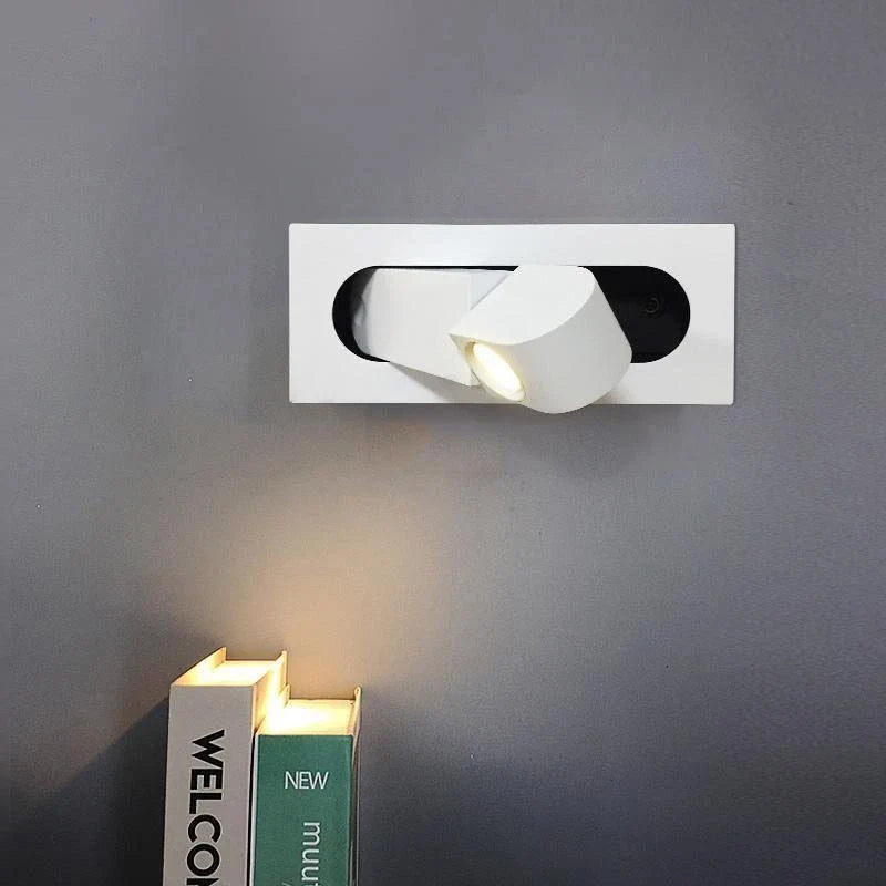 Modern Wall Sconce for Hallway by AUVIELIGHT, L7.5"x W 3.15" /L19cm x W 8cm / Matt White / Warm Light