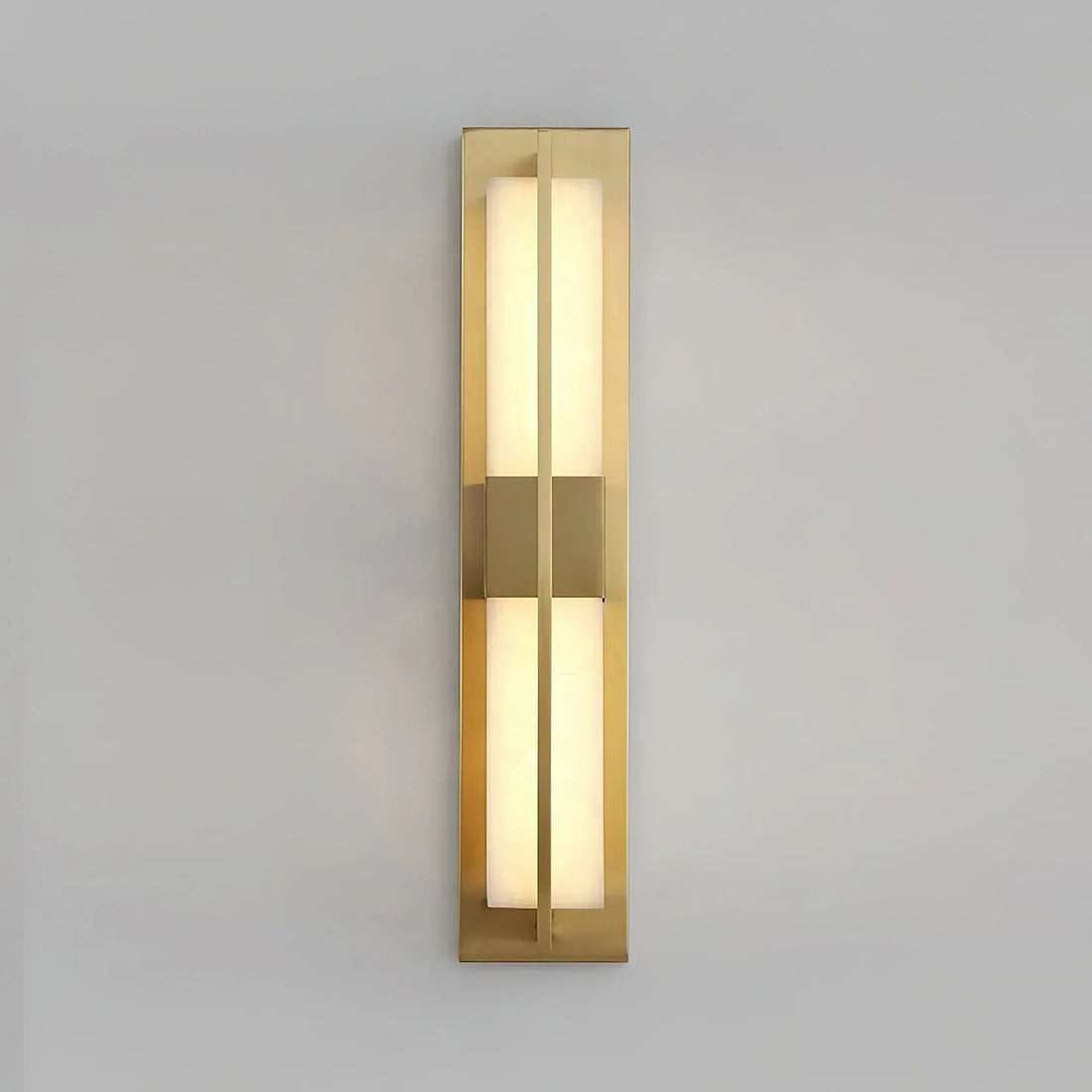 Rectangular Wall Sconce in alabaster for Hallway by AUVIELIGHT