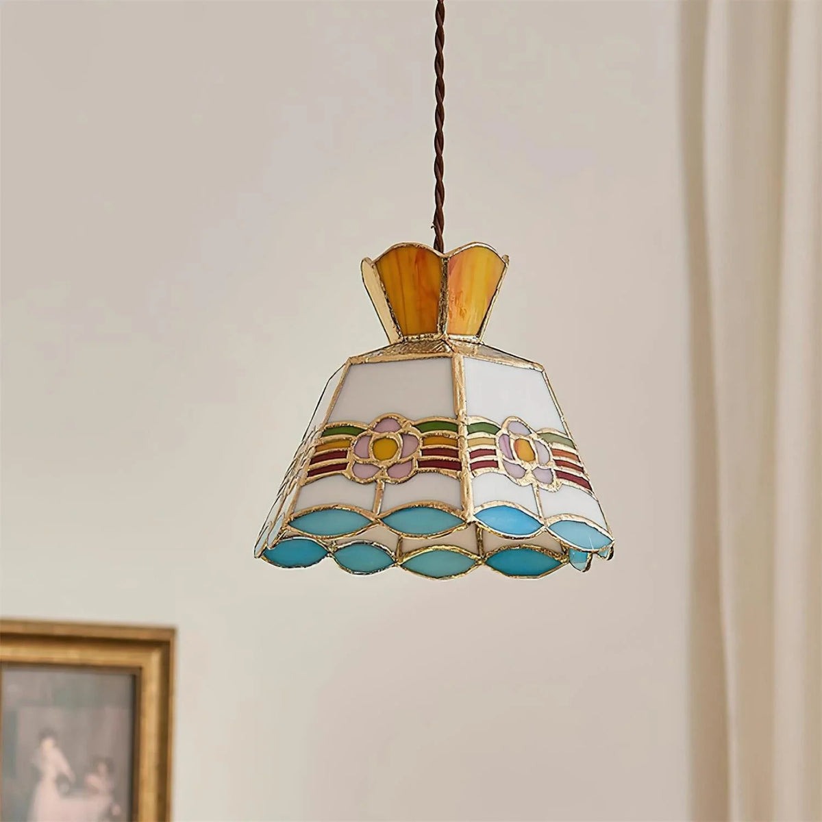 Retro Ketan Pendant Light for Kitchen Island by AUVIELIGHT