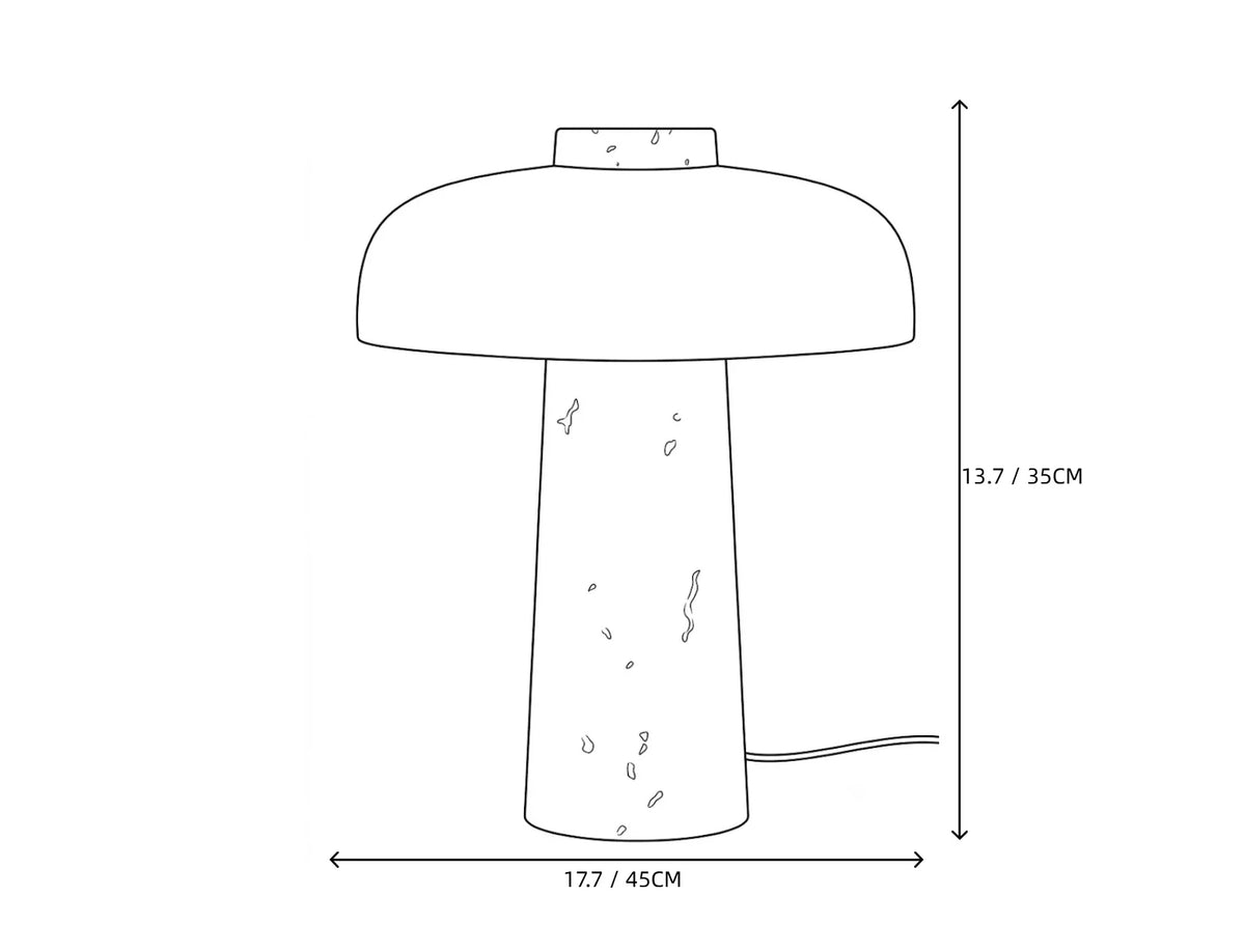 Reverse Table Lamp for Living Room by AUVIELIGHT