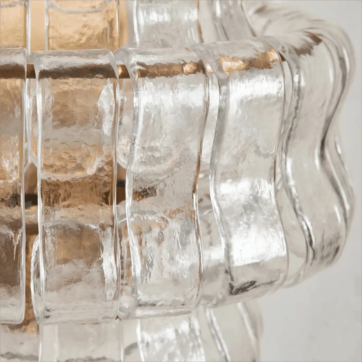 Ribbon Pendant Light in glass for Kitchen Island by AUVIELIGHT
