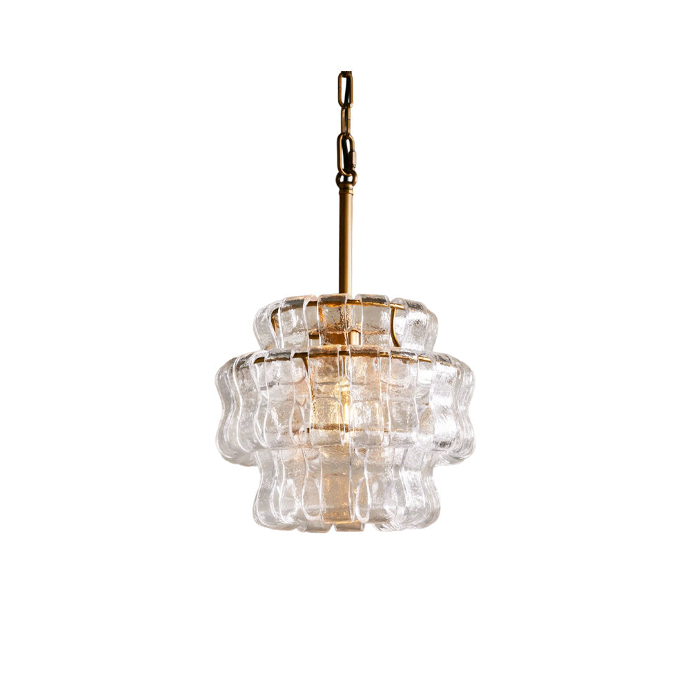 Ribbon Pendant Light in glass for Kitchen Island by AUVIELIGHT