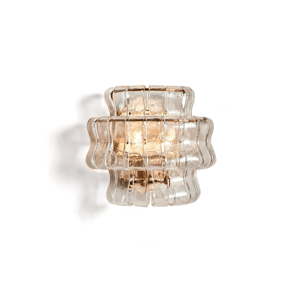 Ribbon Wall Sconce in glass for Hallway by AUVIELIGHT