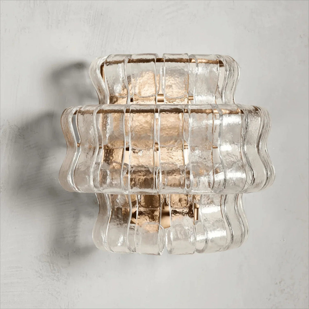 Ribbon Wall Sconce in glass for Hallway by AUVIELIGHT