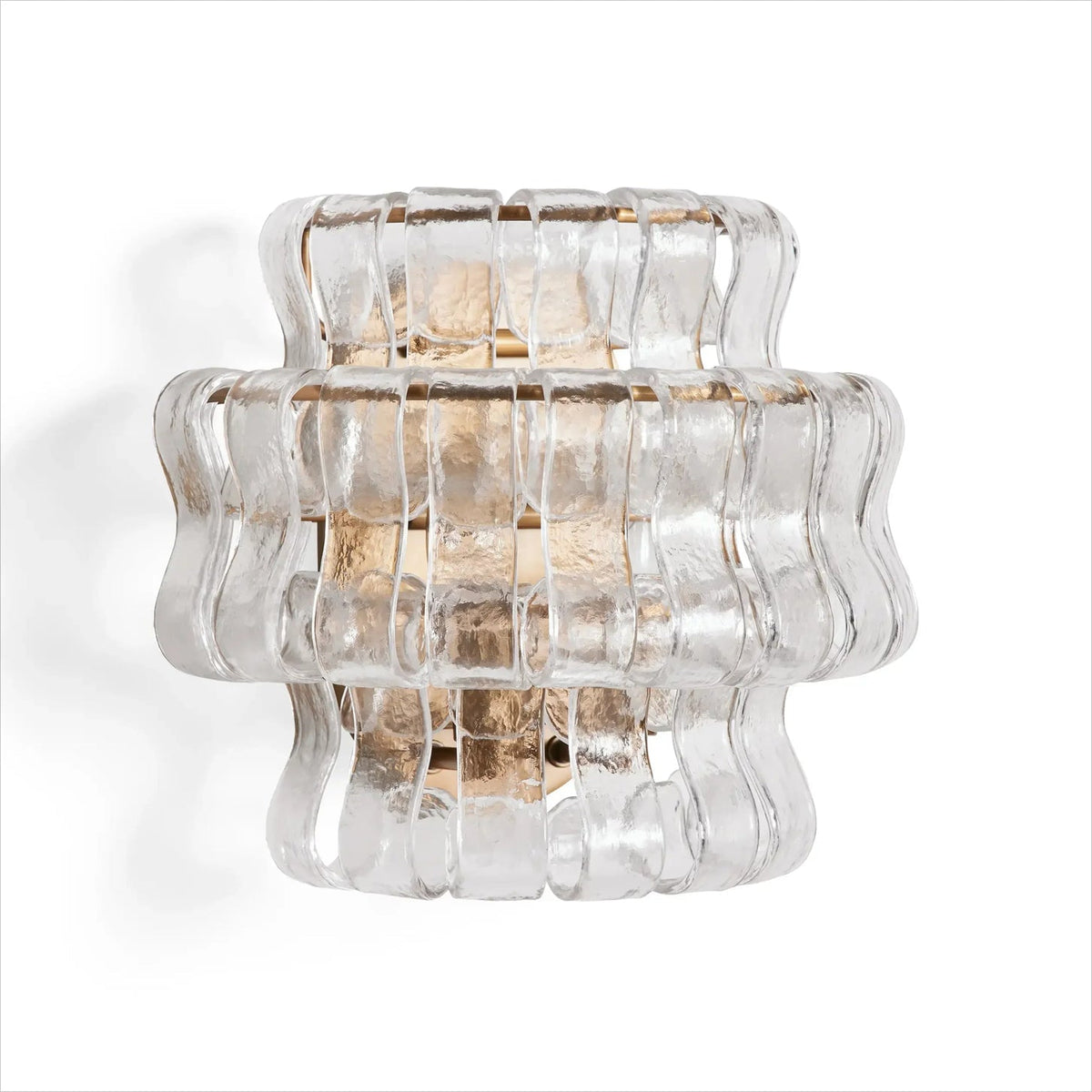 Ribbon Wall Sconce in glass for Hallway by AUVIELIGHT