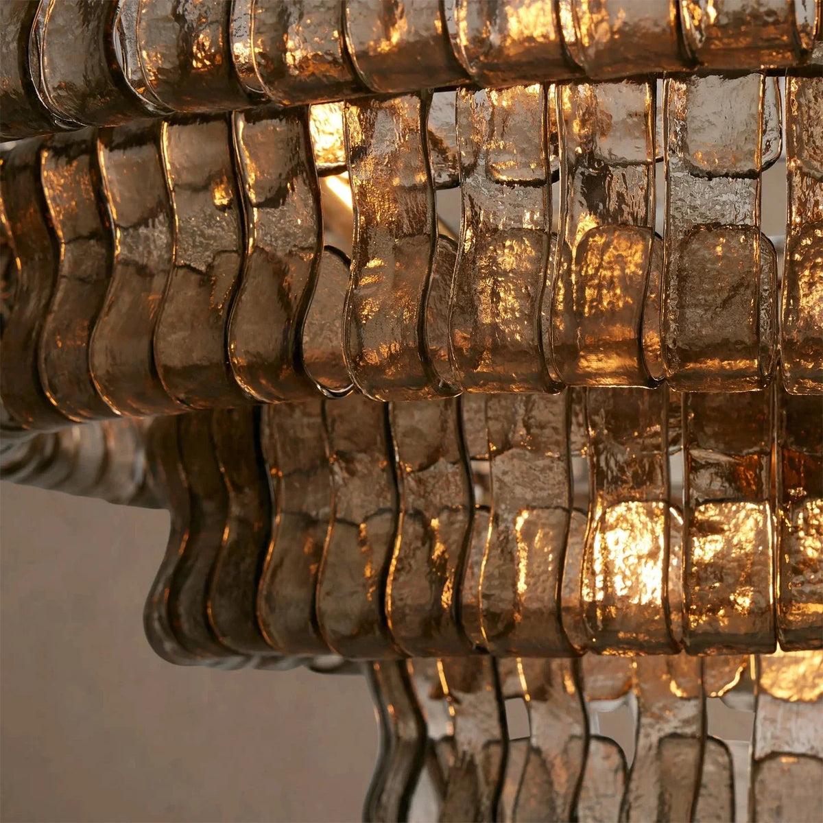Ribbon Ceiling Light in glass for Living Room by AUVIELIGHT