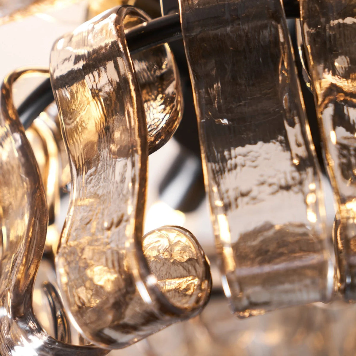Ribbon Ceiling Light in glass for Living Room by AUVIELIGHT