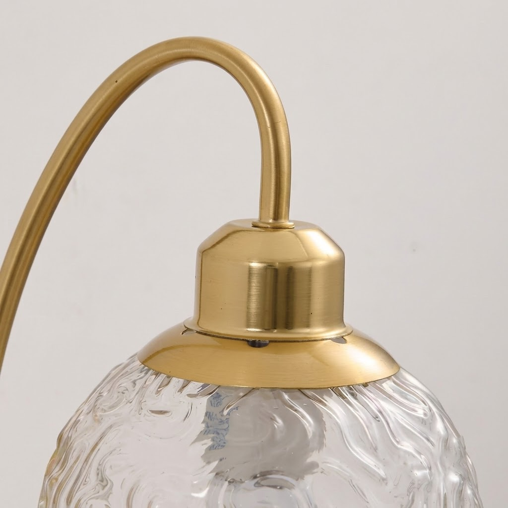 Ripple Wall Light in glass for Hallway by AUVIELIGHT