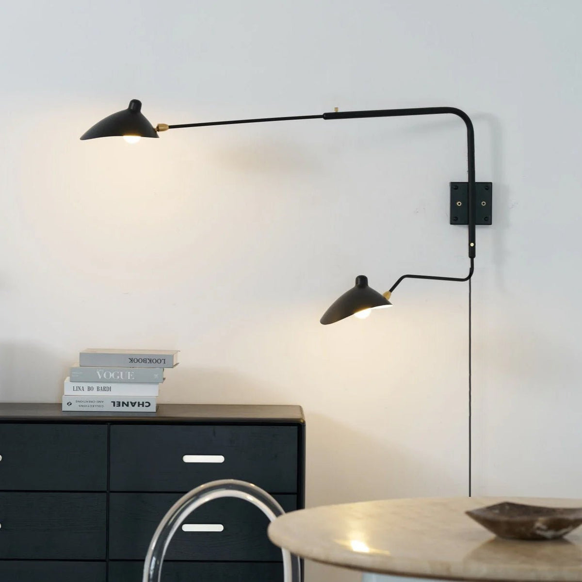 Serge Mouille Wall Sconce for Hallway by AUVIELIGHT