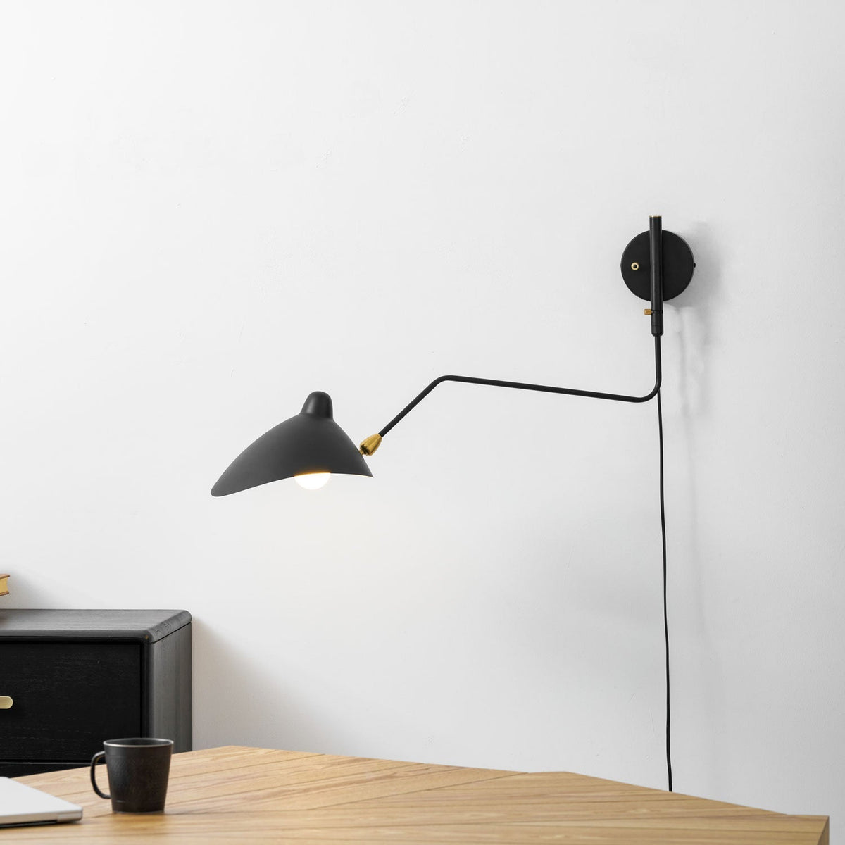 Serge Mouille Wall Sconce for Hallway by AUVIELIGHT
