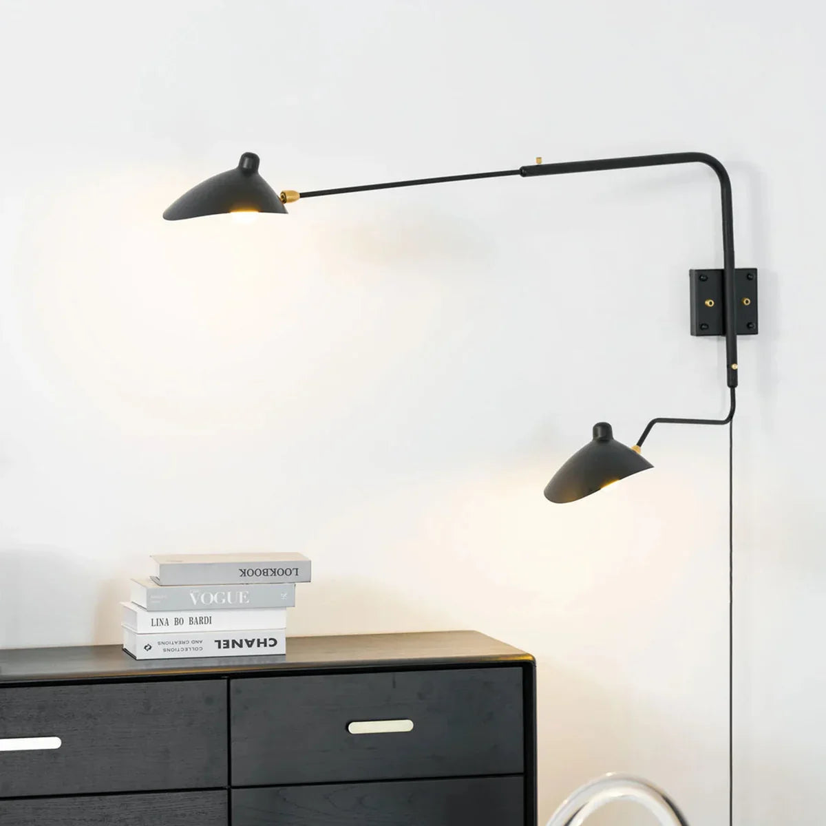 Serge Mouille Wall Sconce for Hallway by AUVIELIGHT