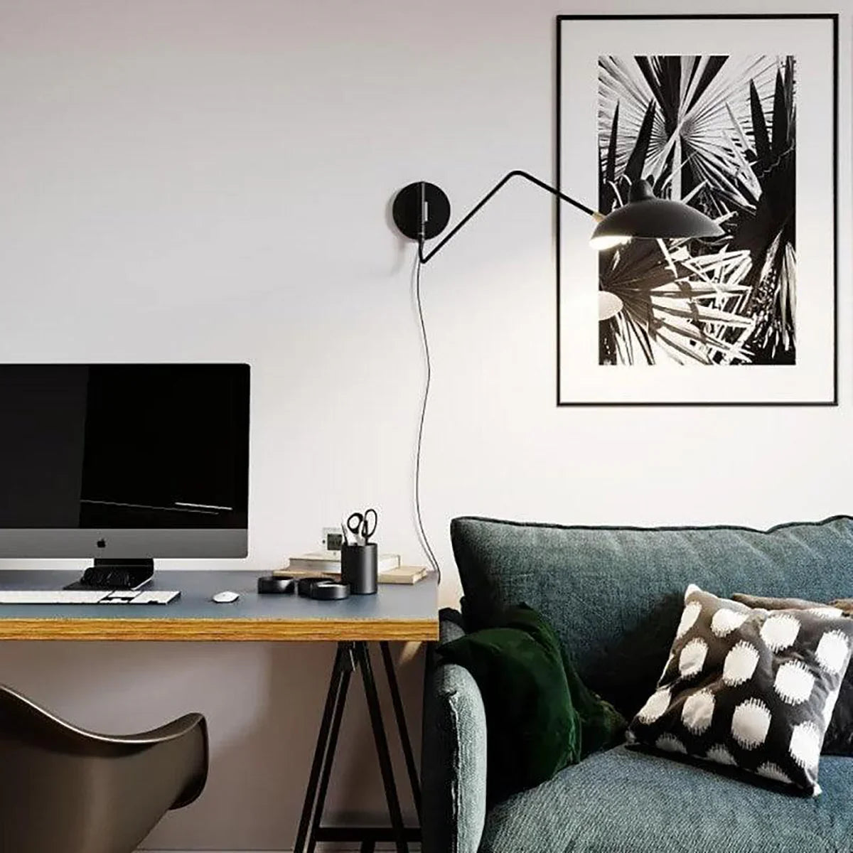 Serge Mouille Wall Sconce for Hallway by AUVIELIGHT