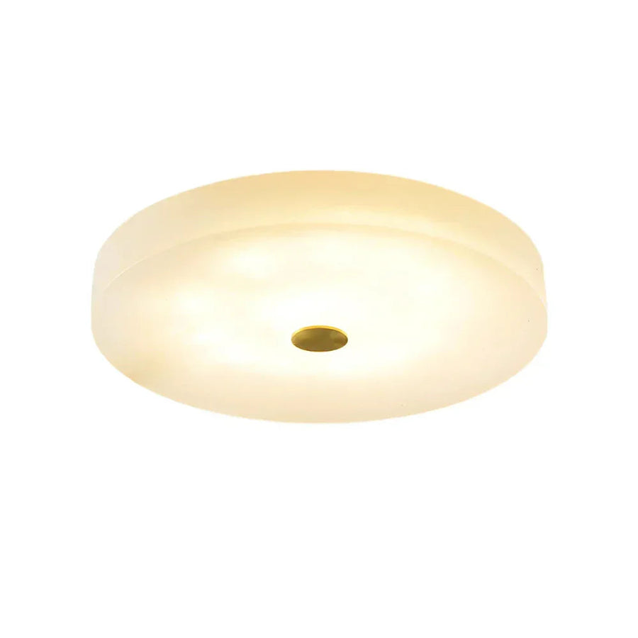 Sophie Round Ceiling Light in alabaster for Living Room by AUVIELIGHT