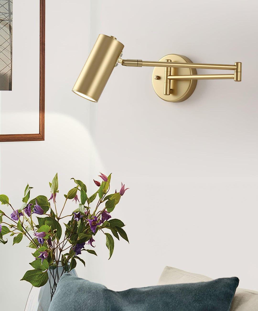 Rowan Wall Sconce in brass for Hallway by AUVIELIGHT