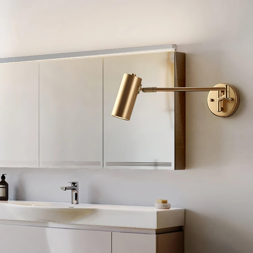 Rowan Wall Sconce in brass for Hallway by AUVIELIGHT