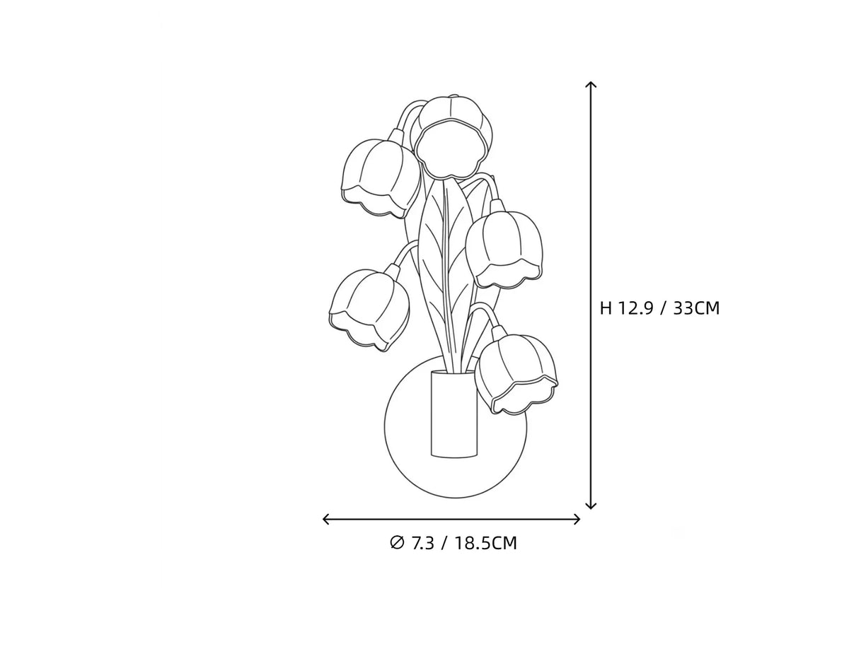 Sara Orchid Wall Light for Hallway by AUVIELIGHT