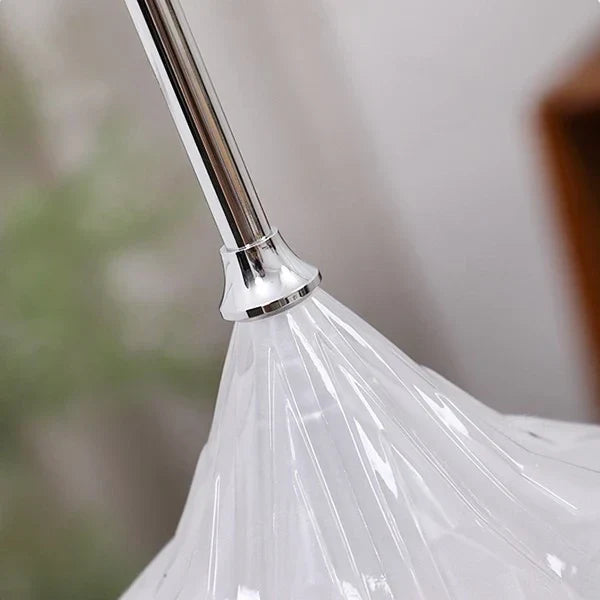 5-Light Diamond Chandelier in glass for Dining Room by AUVIELIGHT
