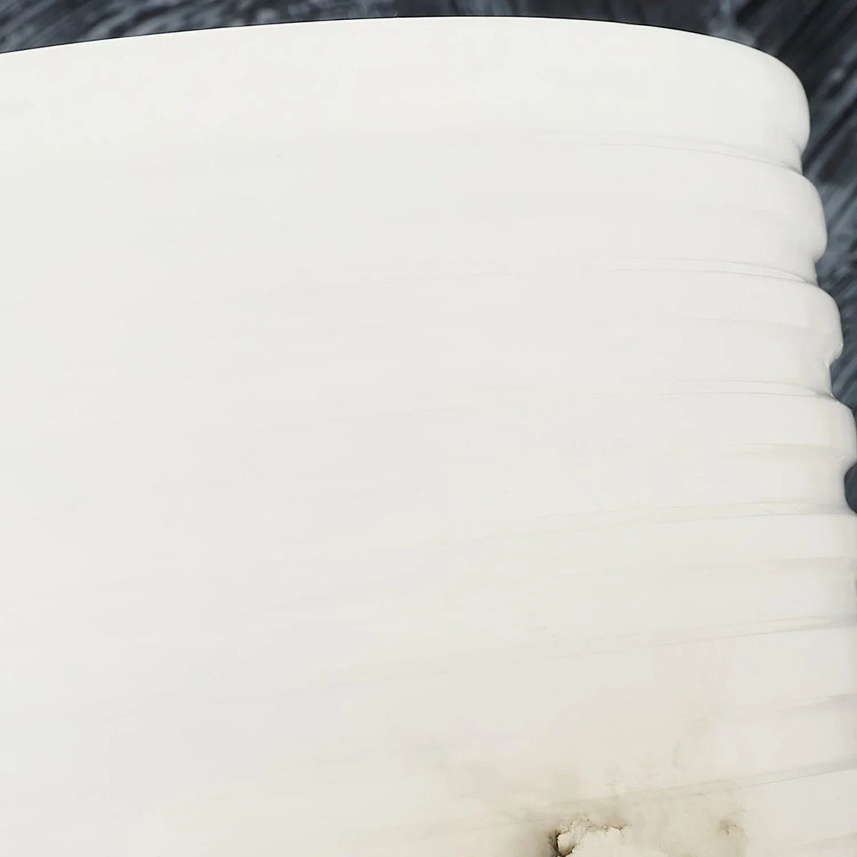 Sculptural Grooved Table Lamp in alabaster for Living Room by AUVIELIGHT