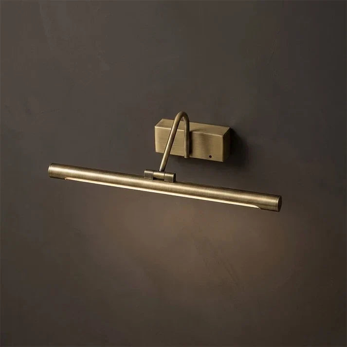 Swivel Wall Light in brass for Hallway by AUVIELIGHT, L 40 × W 17.5 × H 11 cm / L 15.7″ × W 6.9″ × H 4.3″ / Copper / Warm Light
