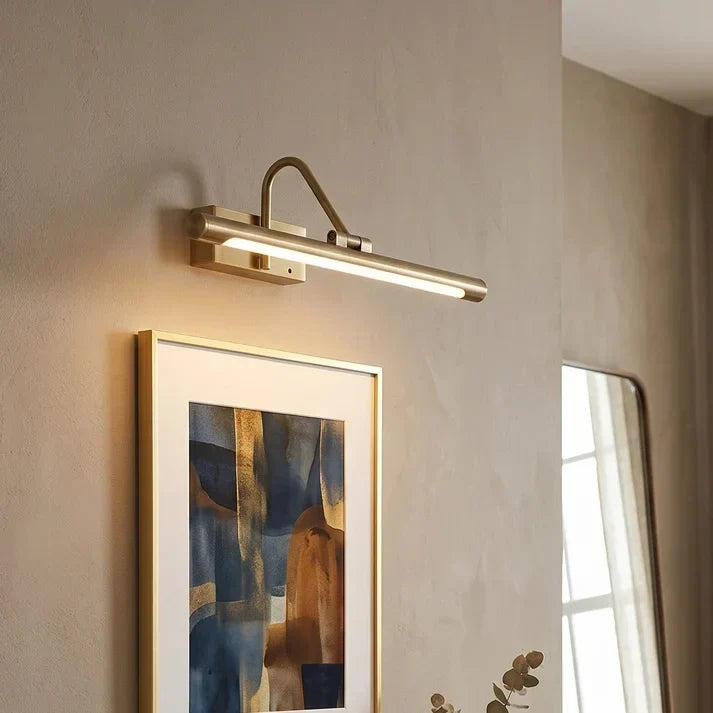 Swivel Wall Light in brass for Hallway by AUVIELIGHT