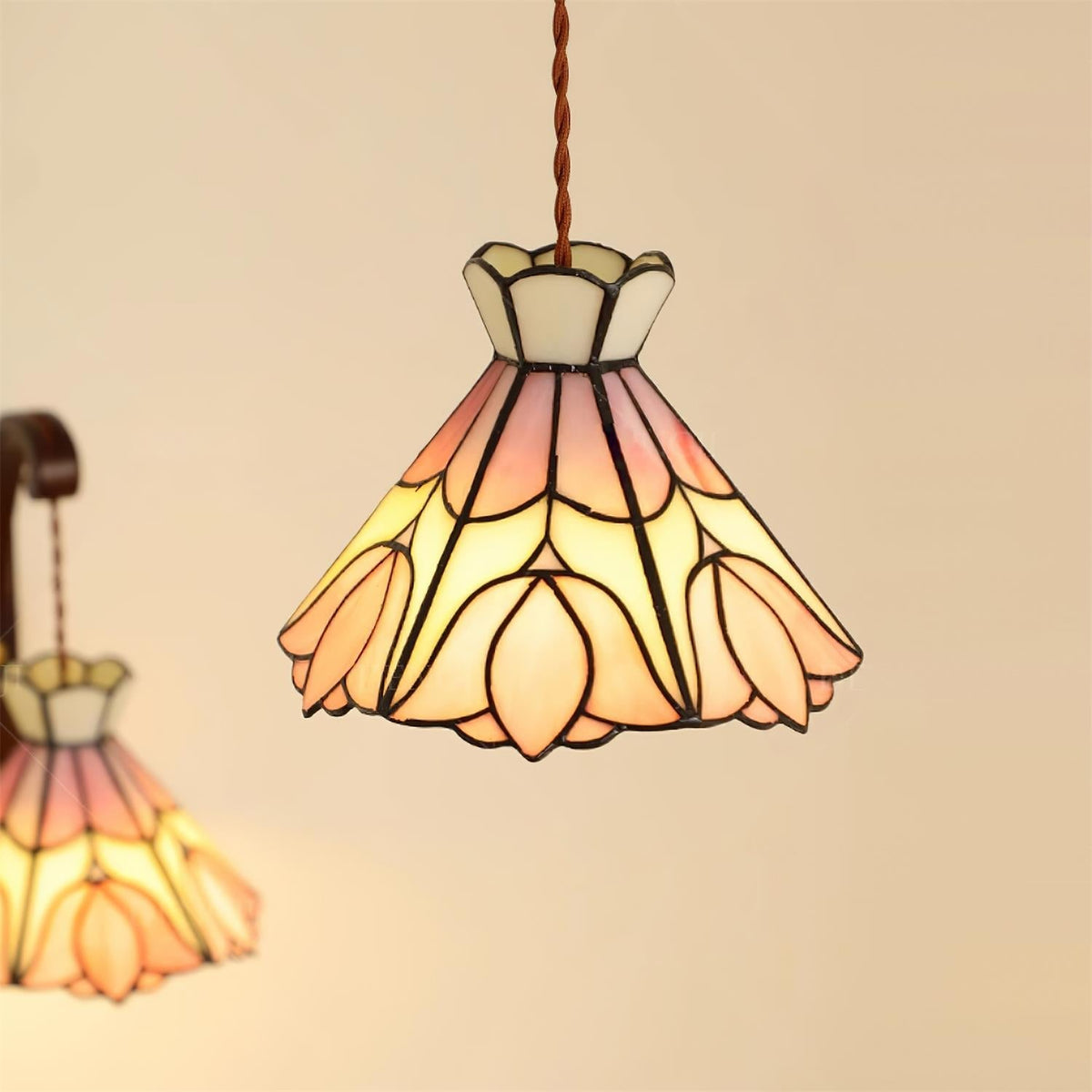 Serena Tiffany Pendant Light for Kitchen Island by AUVIELIGHT
