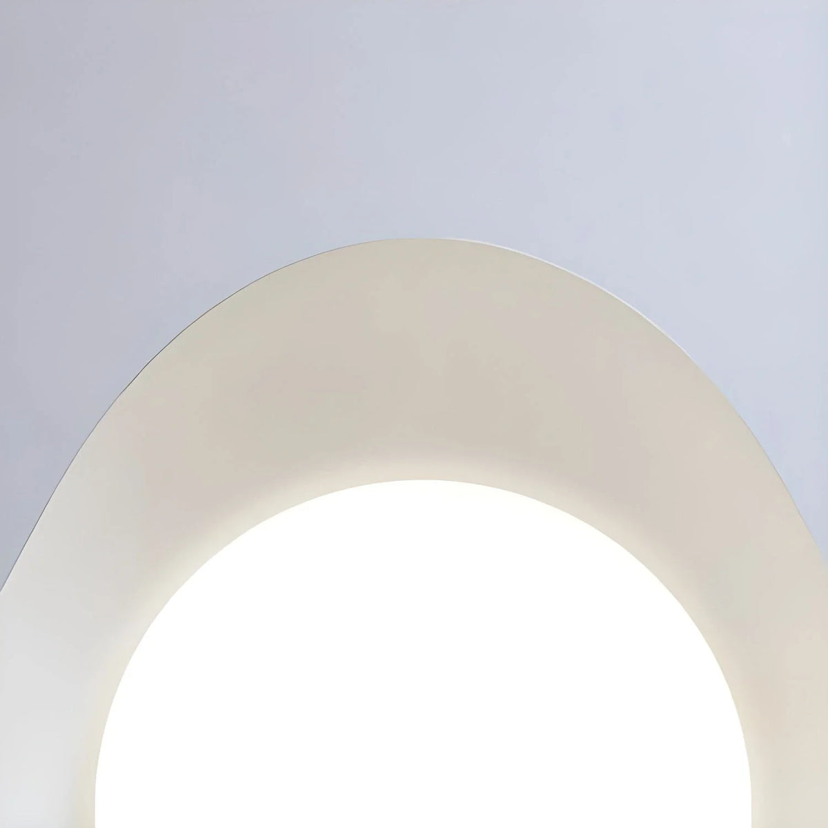 Serene Wave Flush Mount in metal for Low Ceilings by AUVIELIGHT