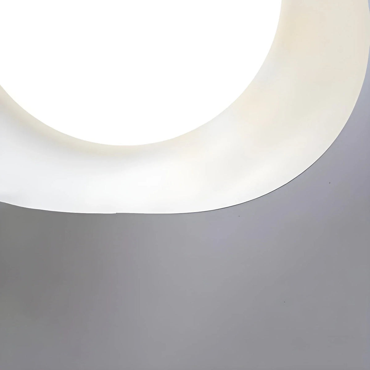 Serene Wave Flush Mount in metal for Low Ceilings by AUVIELIGHT
