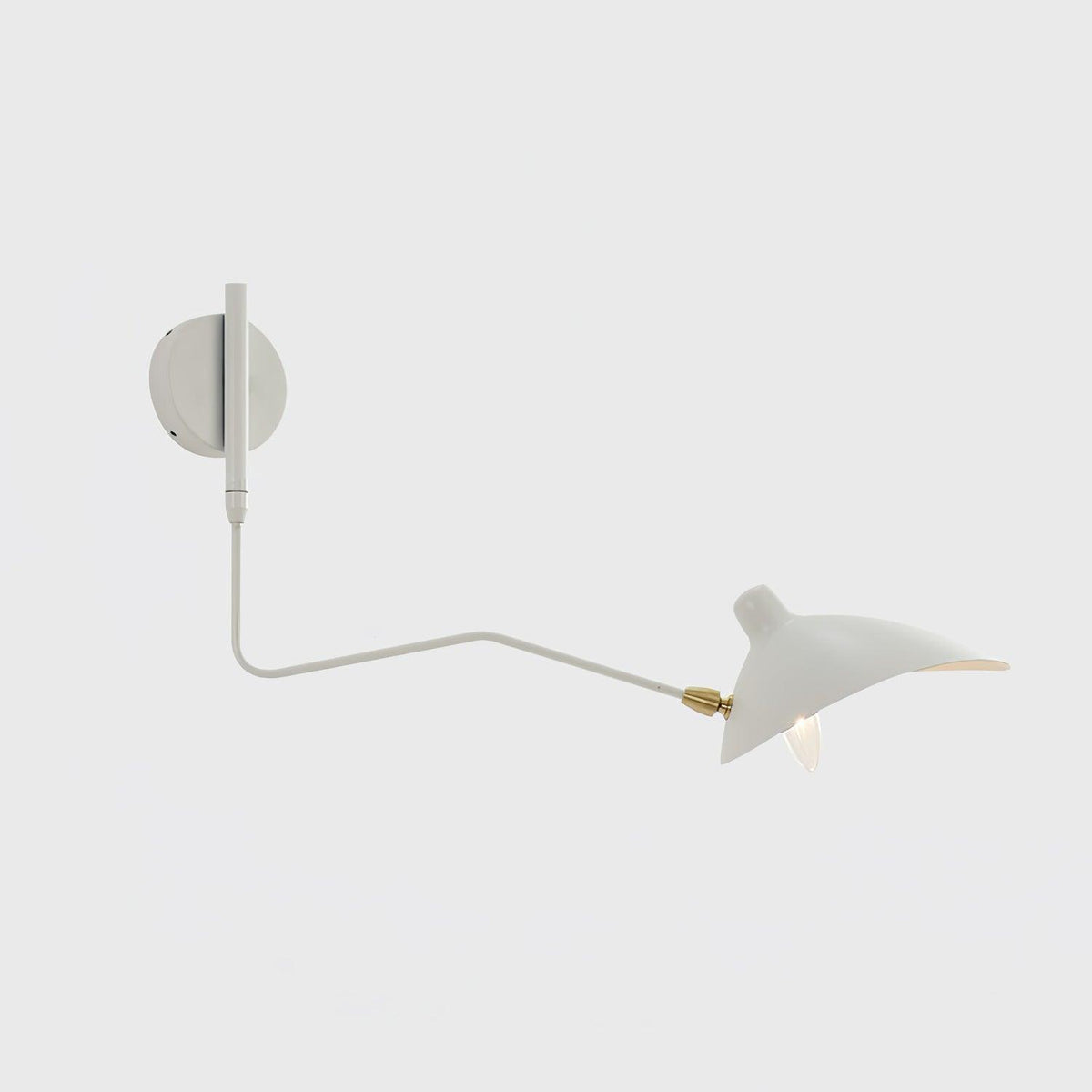Serge Mouille Wall Sconce for Hallway by AUVIELIGHT, L 120cm x H 40cm / L 47.2" x H 15.8" / Black and 2 other sizes