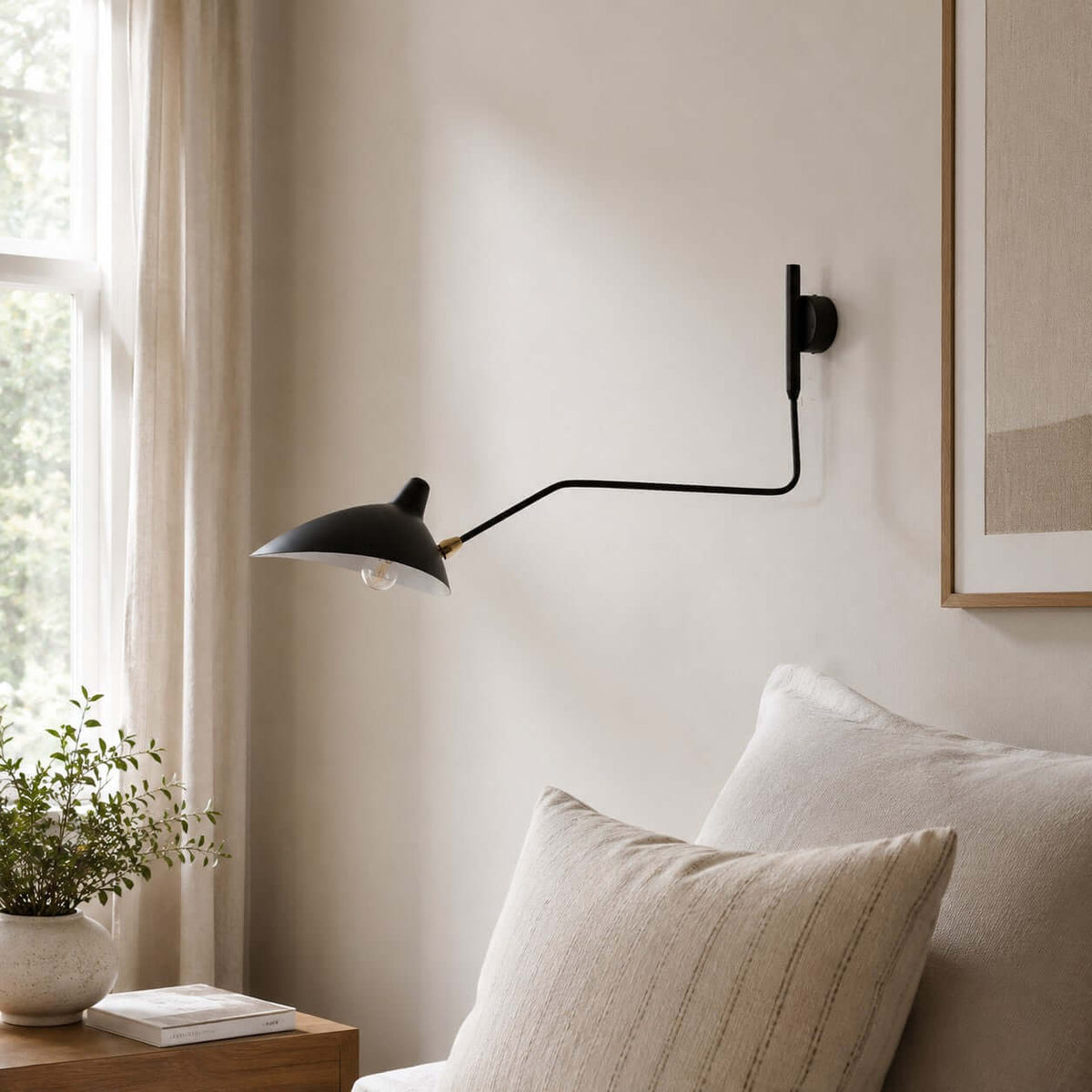 Serge Mouille Wall Sconce for Hallway by AUVIELIGHT