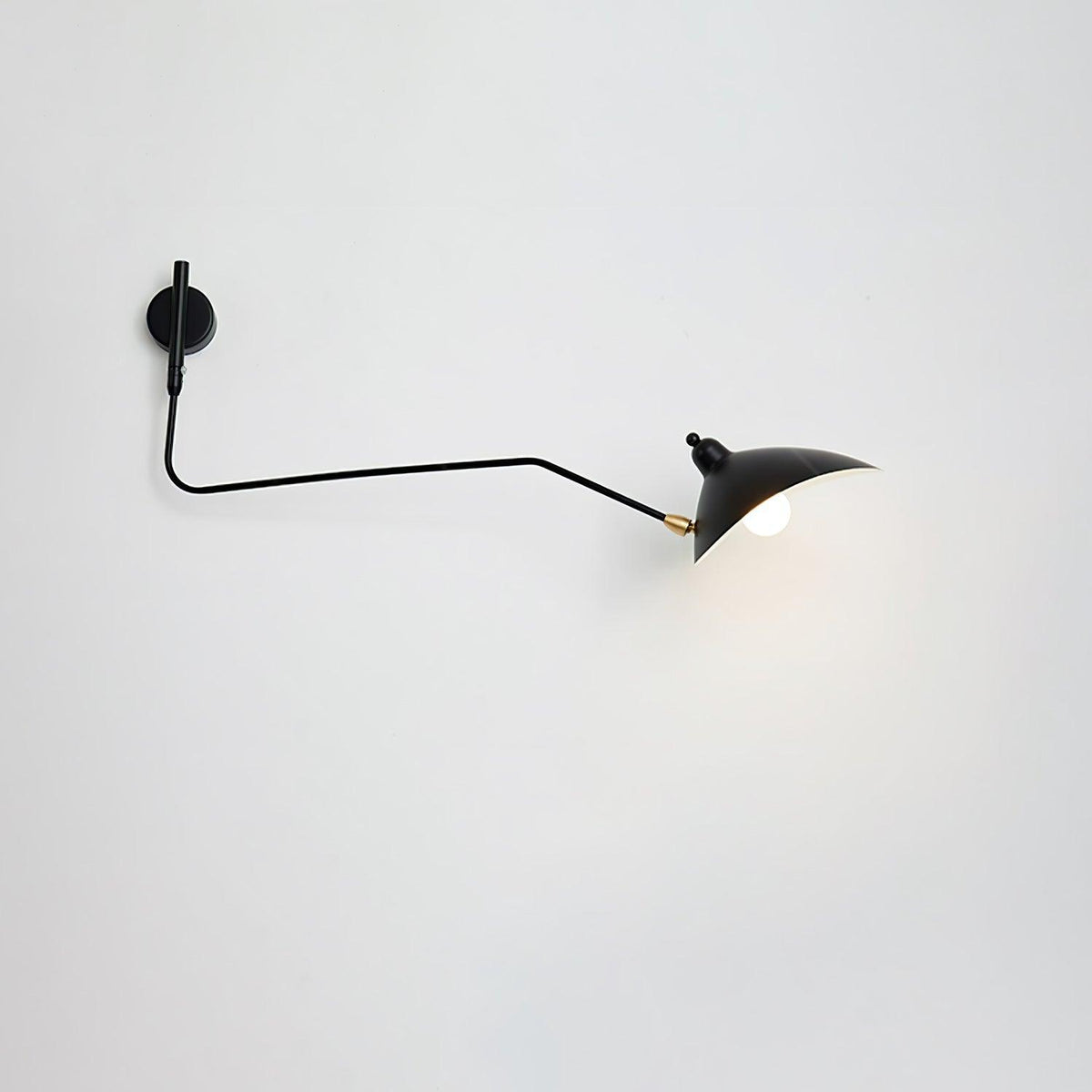 Serge Mouille Wall Sconce for Hallway by AUVIELIGHT, L 120cm x H 40cm / L 47.2" x H 15.8" / White and 2 other sizes