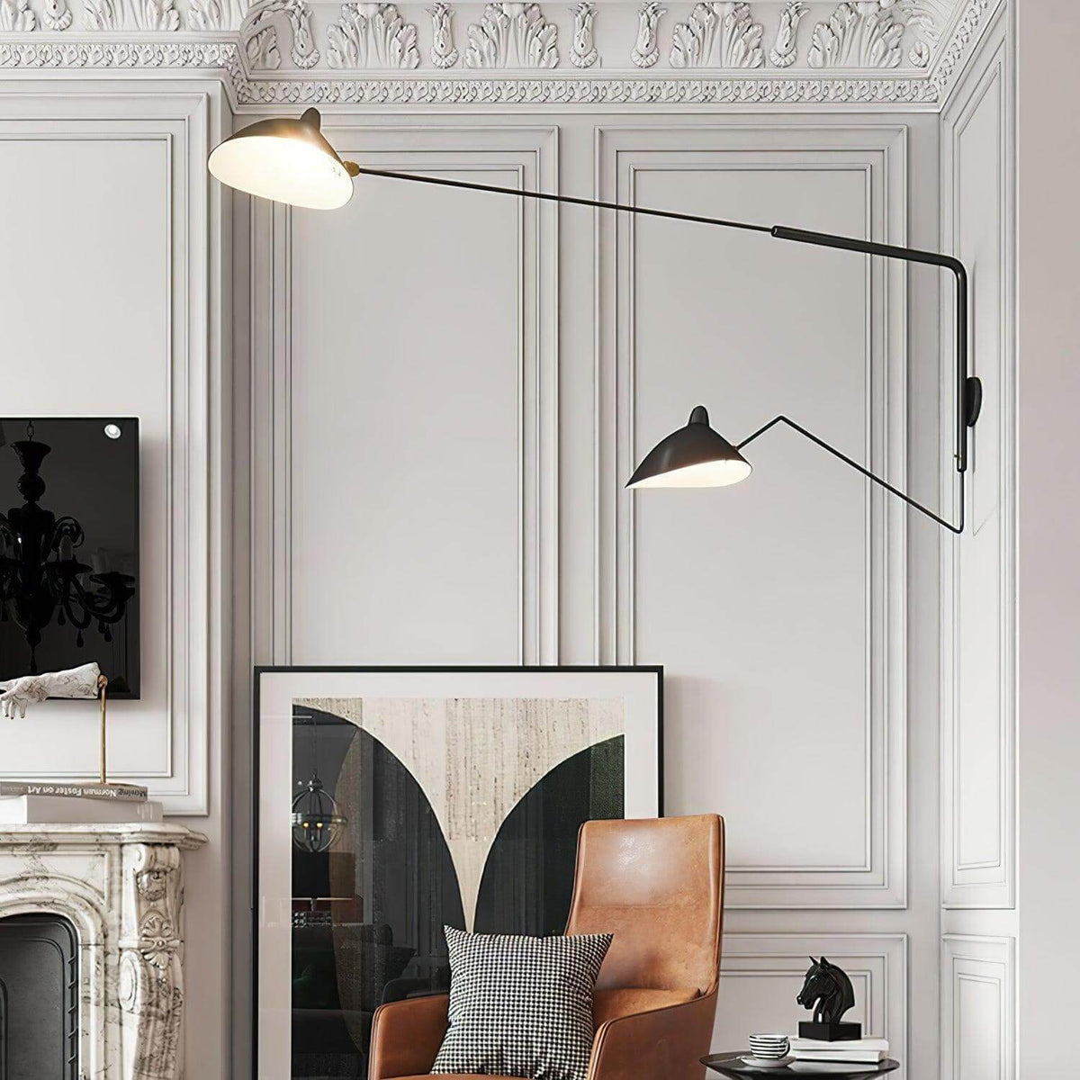 Serge Mouille Wall Sconce for Hallway by AUVIELIGHT