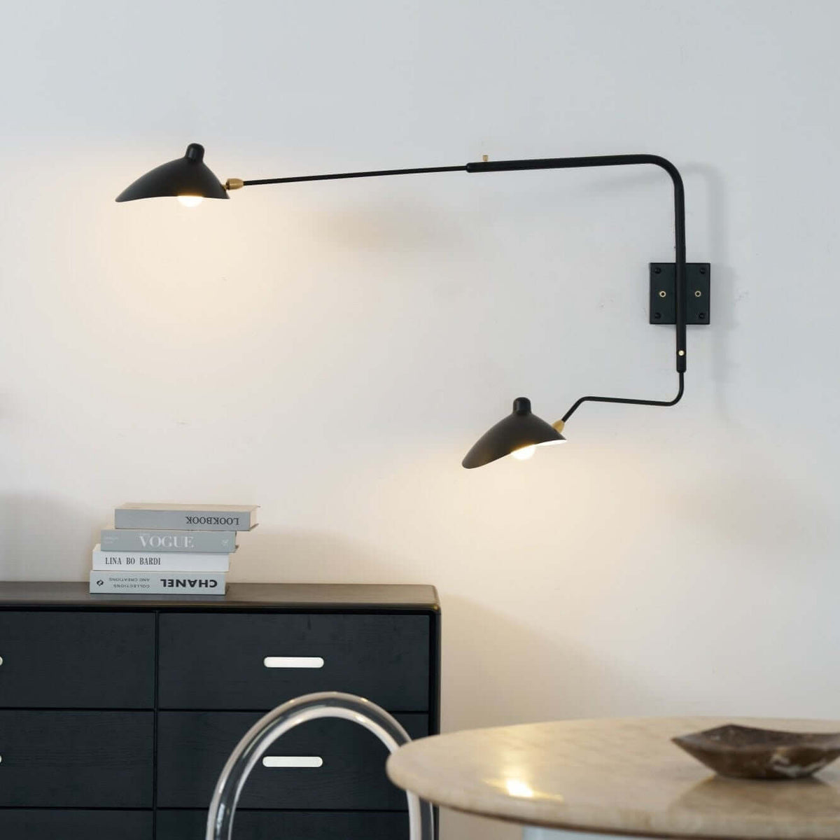 Serge Mouille Wall Sconce for Hallway by AUVIELIGHT