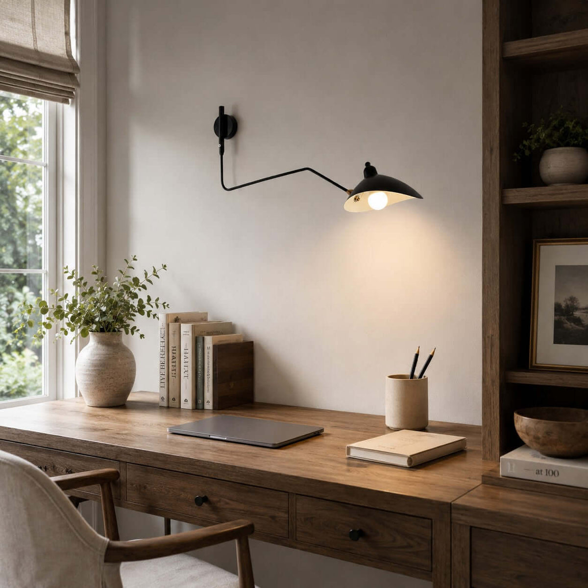Serge Mouille Wall Sconce for Hallway by AUVIELIGHT