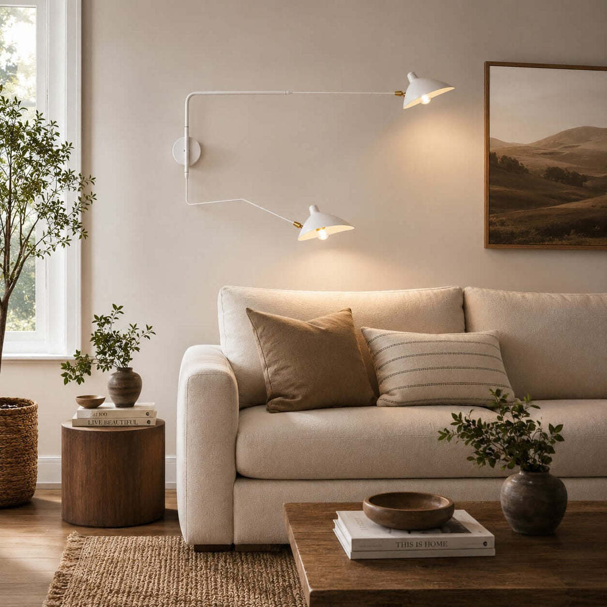Serge Mouille Wall Sconce for Hallway by AUVIELIGHT