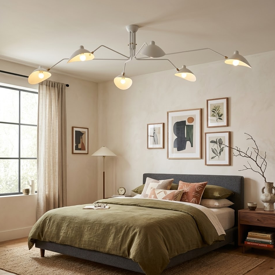 Serge Mouille Ceiling Light for Living Room by AUVIELIGHT