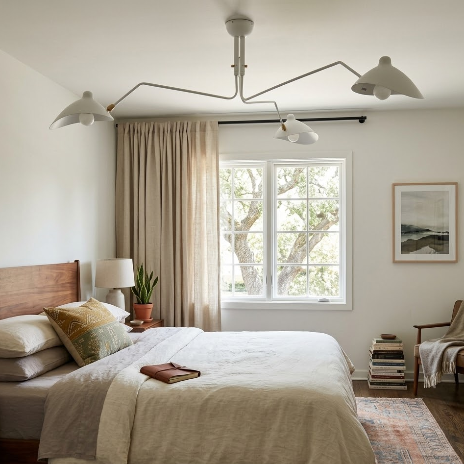 Serge Mouille Ceiling Light for Living Room by AUVIELIGHT
