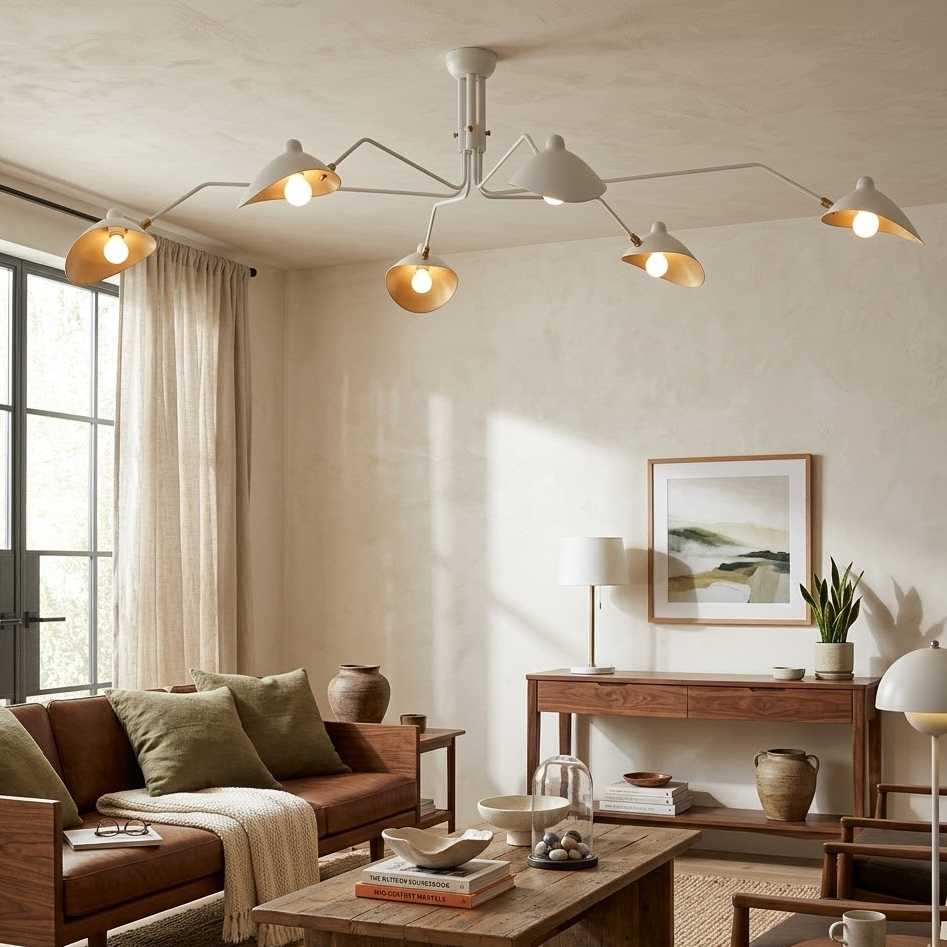 Serge Mouille Ceiling Light for Living Room by AUVIELIGHT