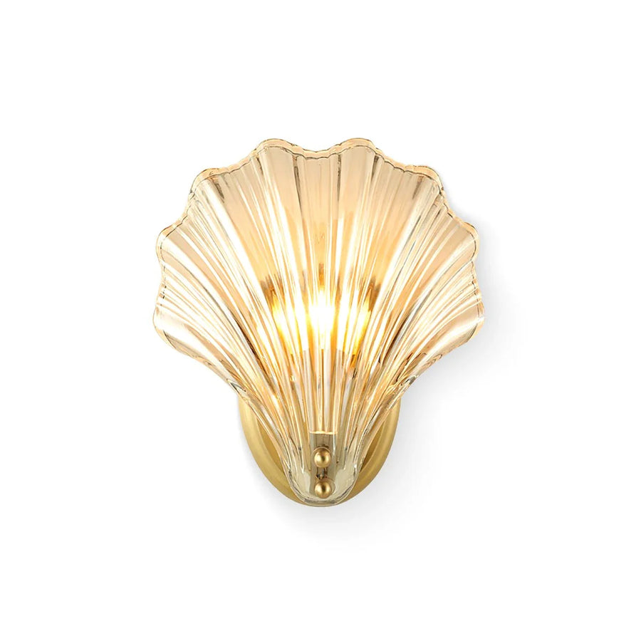 Shell Wall Sconce in glass for Hallway by AUVIELIGHT