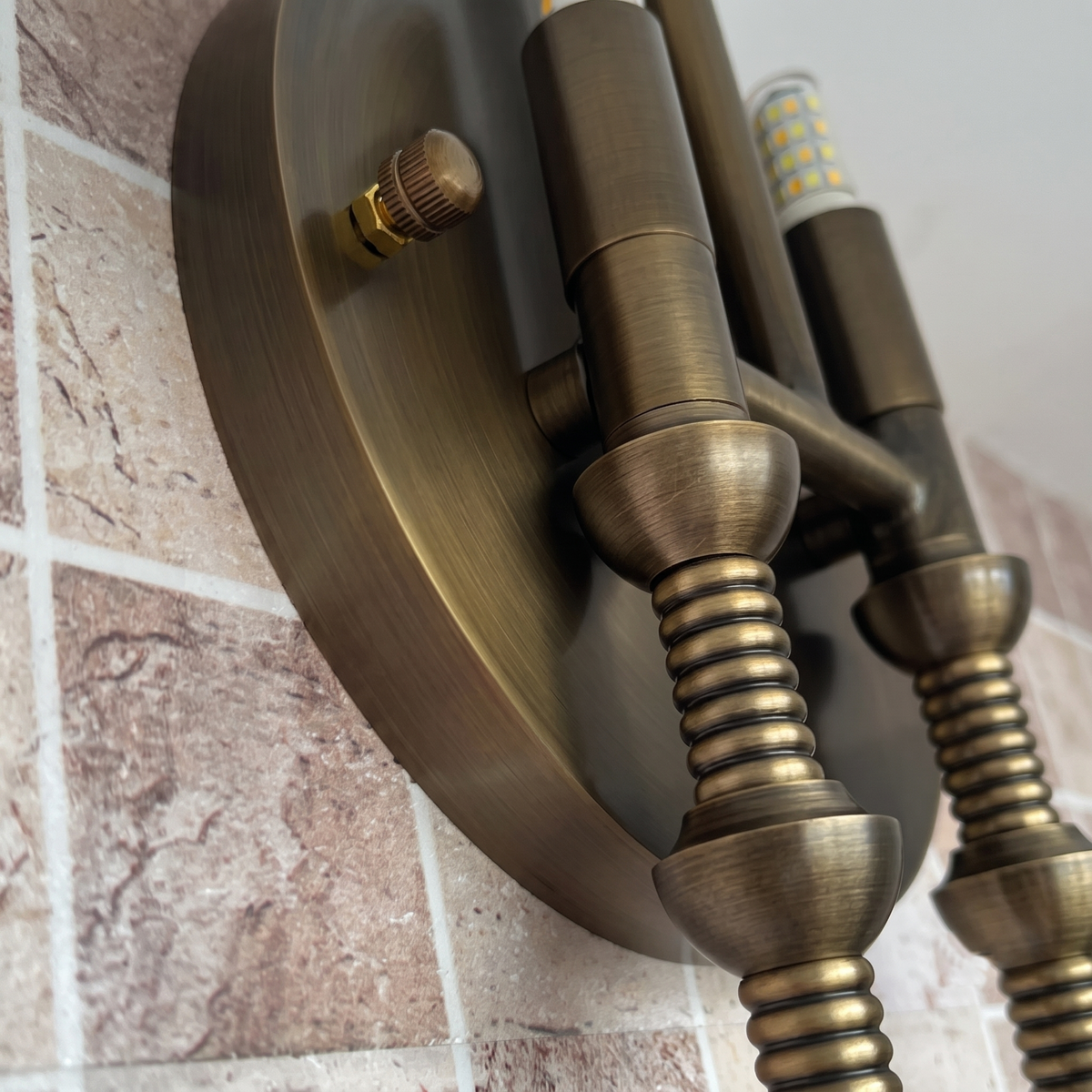 Siena Dome Wall Sconce in alabaster for Hallway by AUVIELIGHT