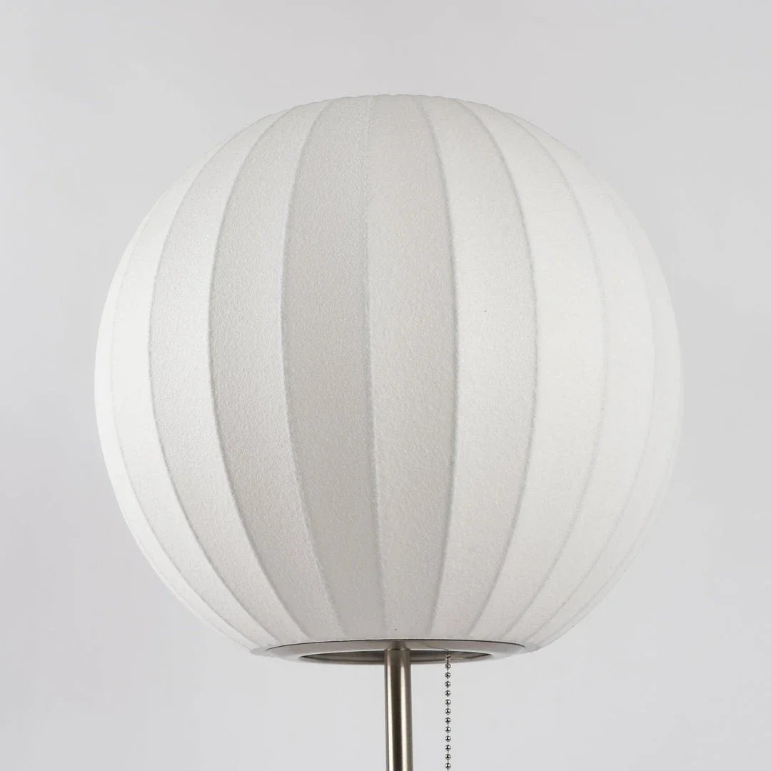Silk Bubble Table Lamp for Living Room by AUVIELIGHT