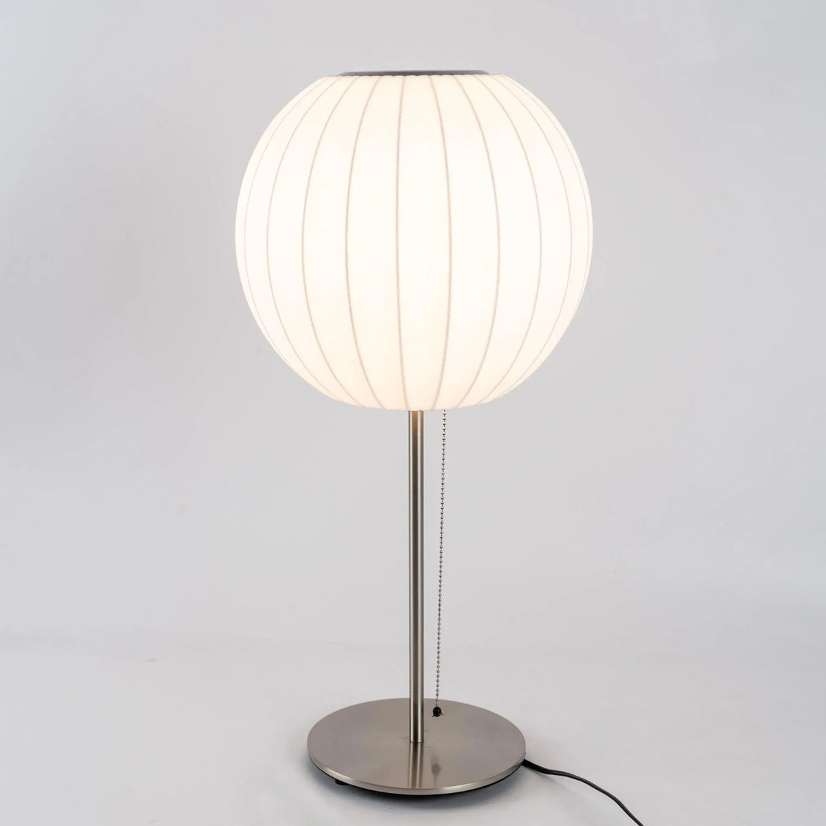 Silk Bubble Table Lamp for Living Room by AUVIELIGHT
