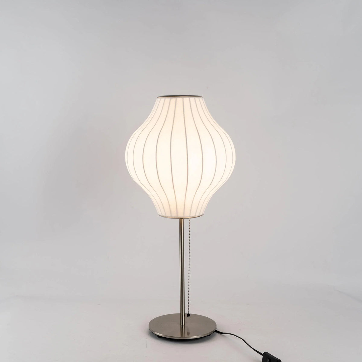 Silk Bubble Table Lamp for Living Room by AUVIELIGHT