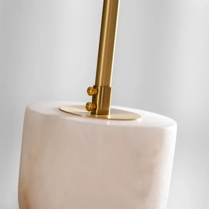 Pebble Desig Stacked Pendant Light in alabaster for Kitchen Island by AUVIELIGHT