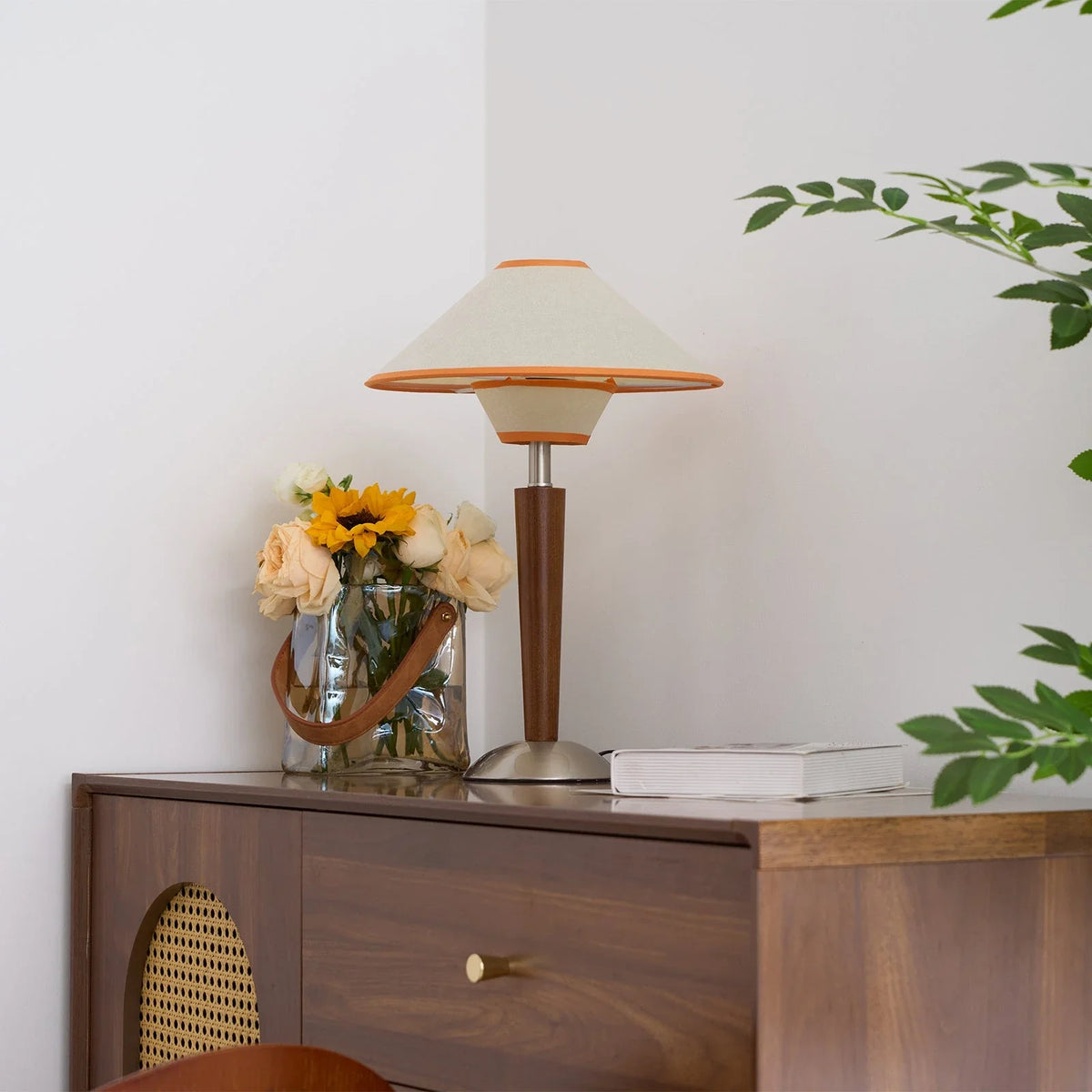 Talonwood Table Lamp in wood for Living Room by AUVIELIGHT