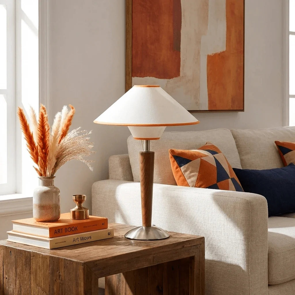 Talonwood Table Lamp in wood for Living Room by AUVIELIGHT