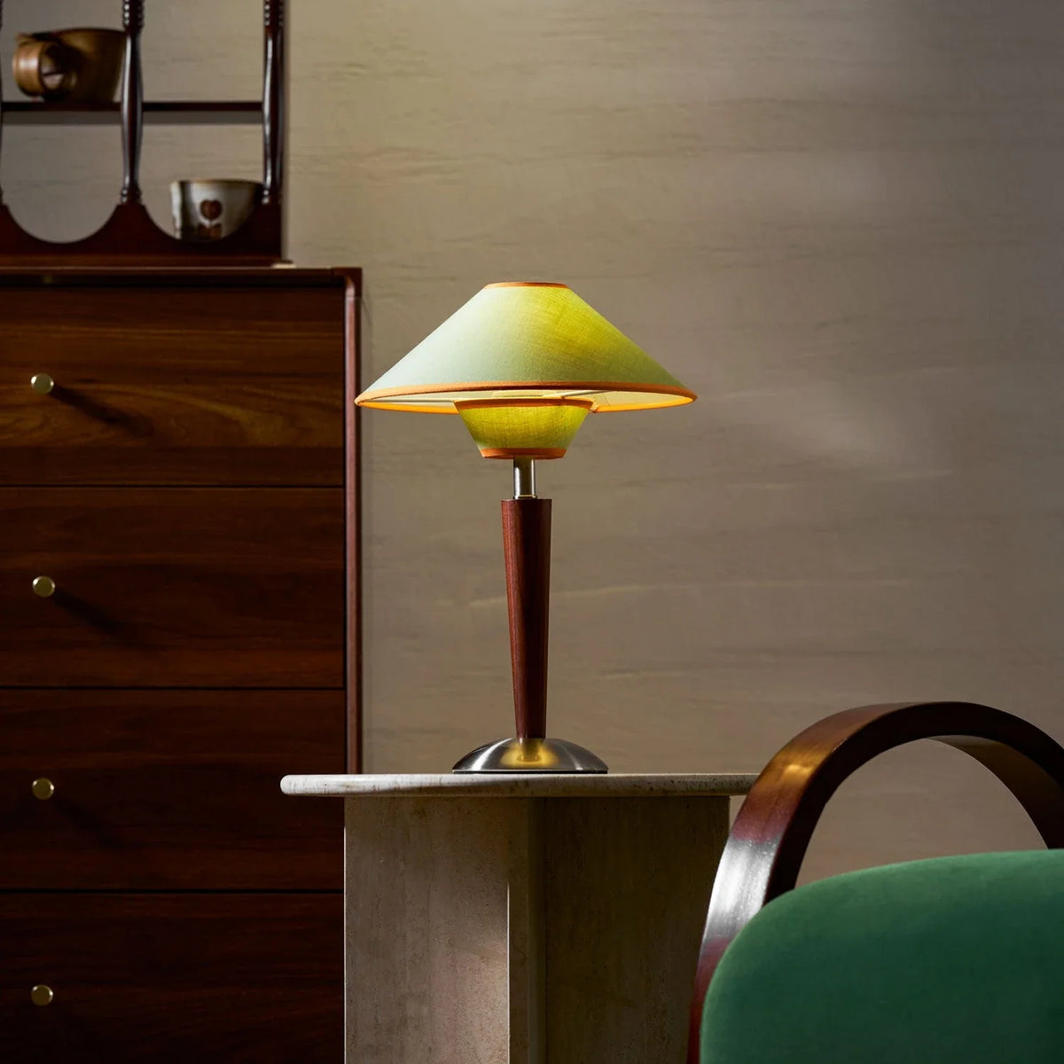 Talonwood Table Lamp in wood for Living Room by AUVIELIGHT