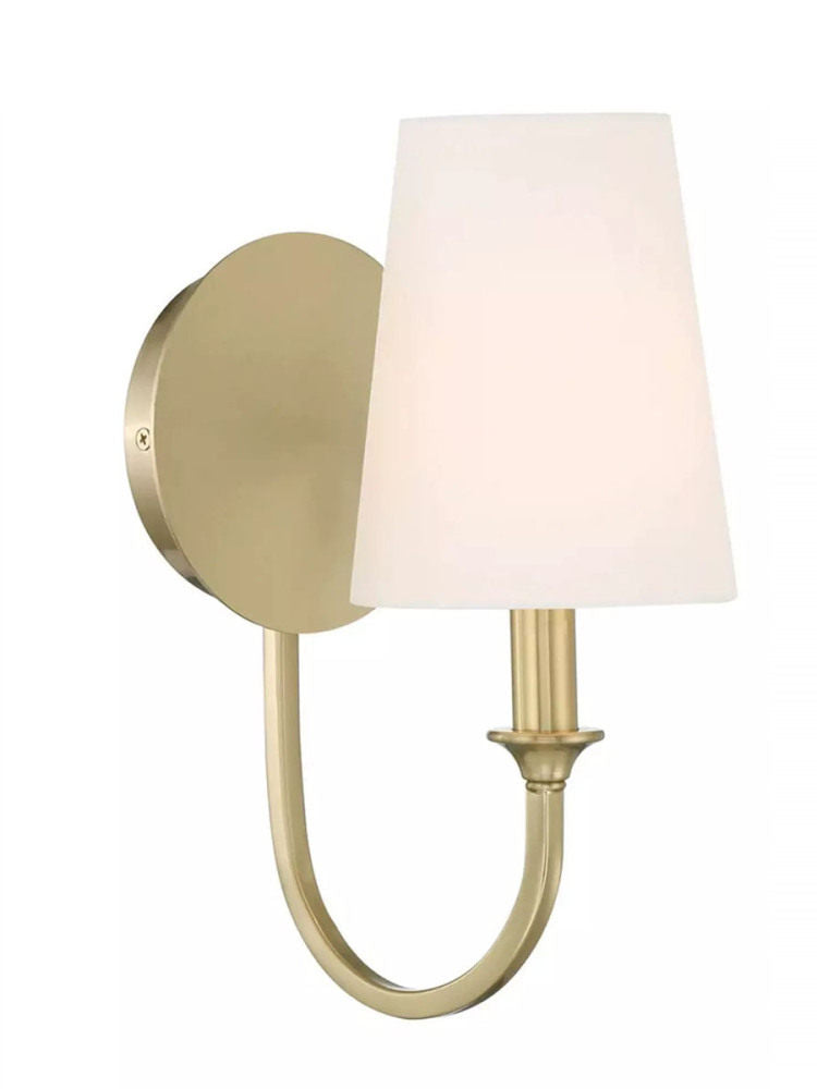 Thalia Dual Wall Sconce in linen for Hallway by AUVIELIGHT