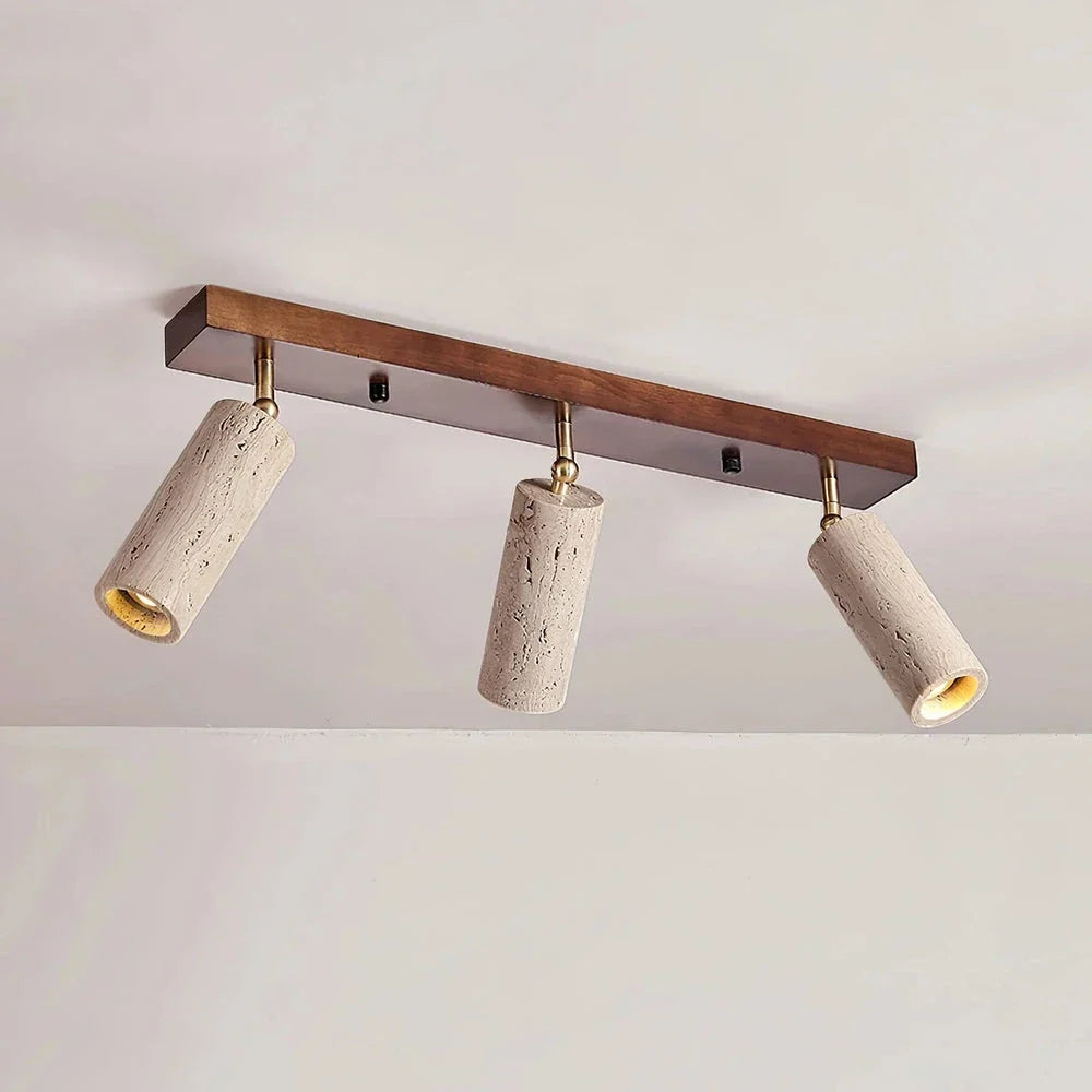Modern Ceiling Light in travertine for Living Room by AUVIELIGHT