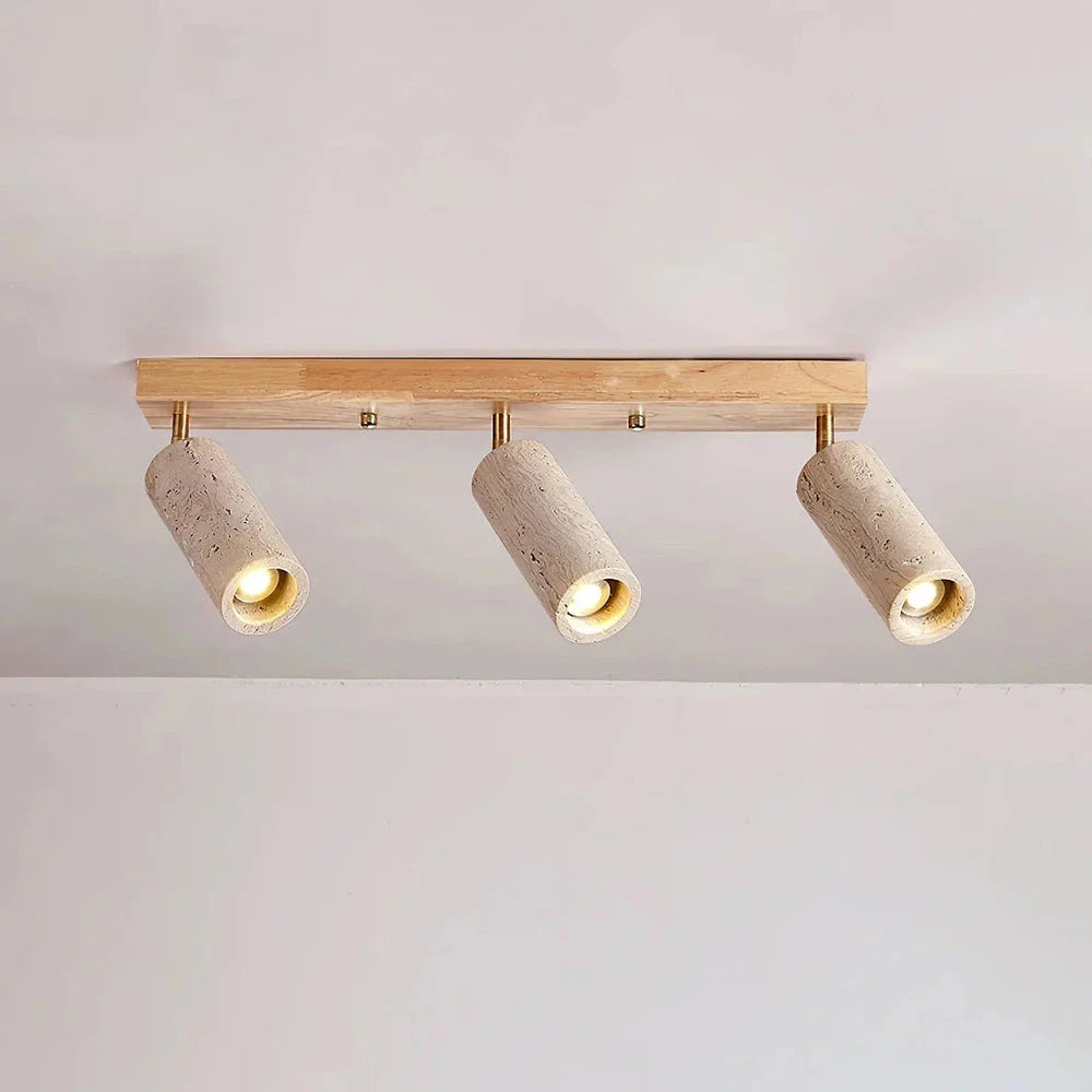 Modern Ceiling Light in travertine for Living Room by AUVIELIGHT