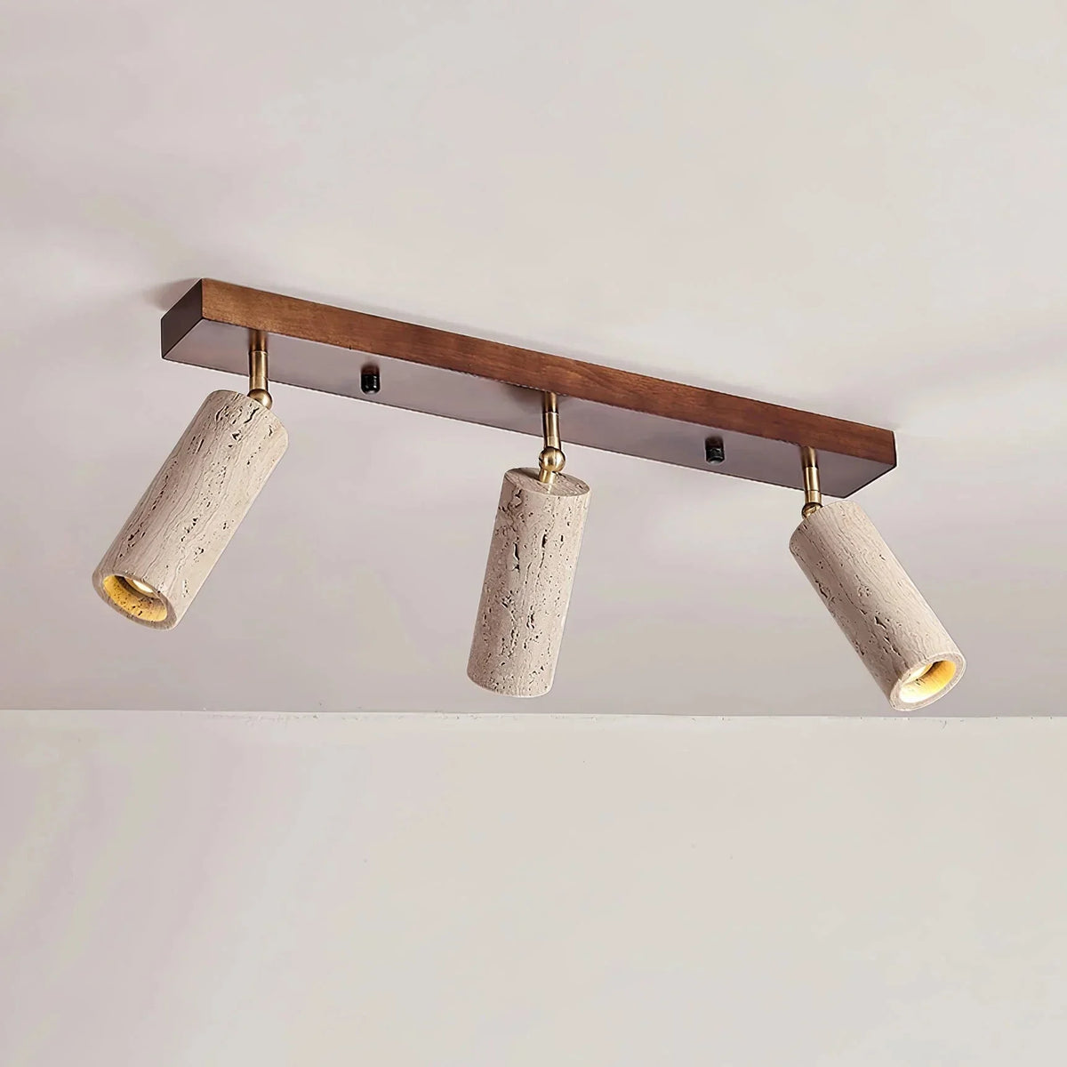 Modern Ceiling Light in travertine for Living Room by AUVIELIGHT